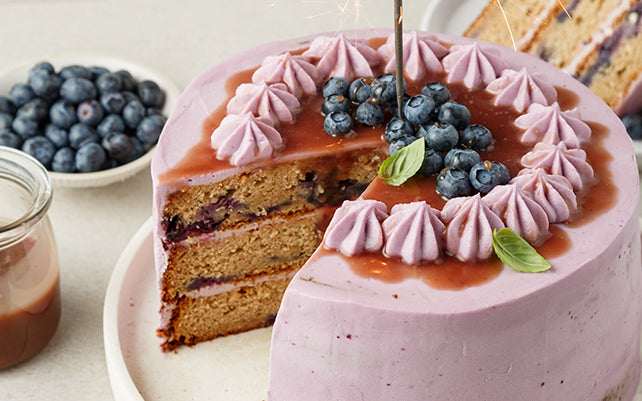 WILD BLUEBERRIES AND BASIL CARAMEL CAKE – Caramels FAA - Le