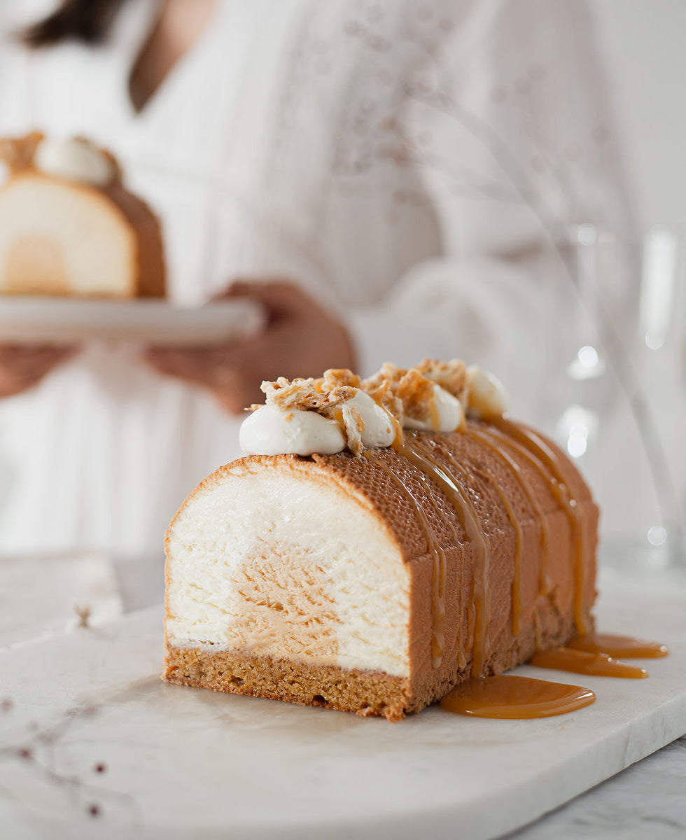 Bûche de Noël Caramel Fleur de sel Caramels FAA Caramels FAA Le