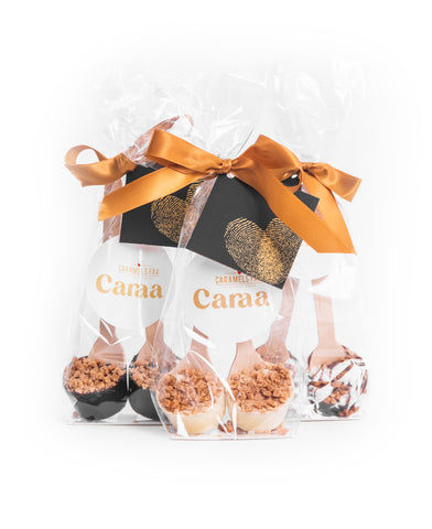 Trilogie Cuillères Choco-Caramel Chaud