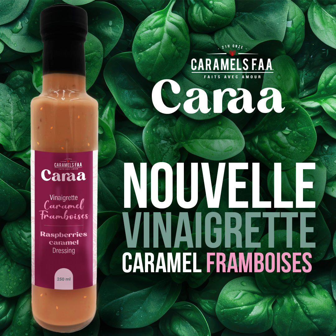 Vinaigrette Caramel Framboises Caraa